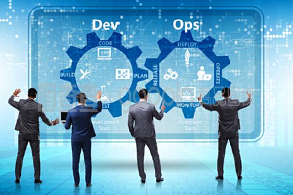 devOps軟件開發它的概念。